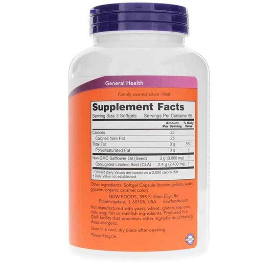 CLA 800 Mg, NOW